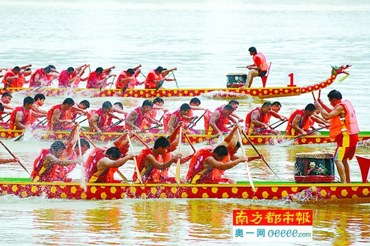 九大龙舟队清远北江对决 端午文化嘉年华等你来嗨