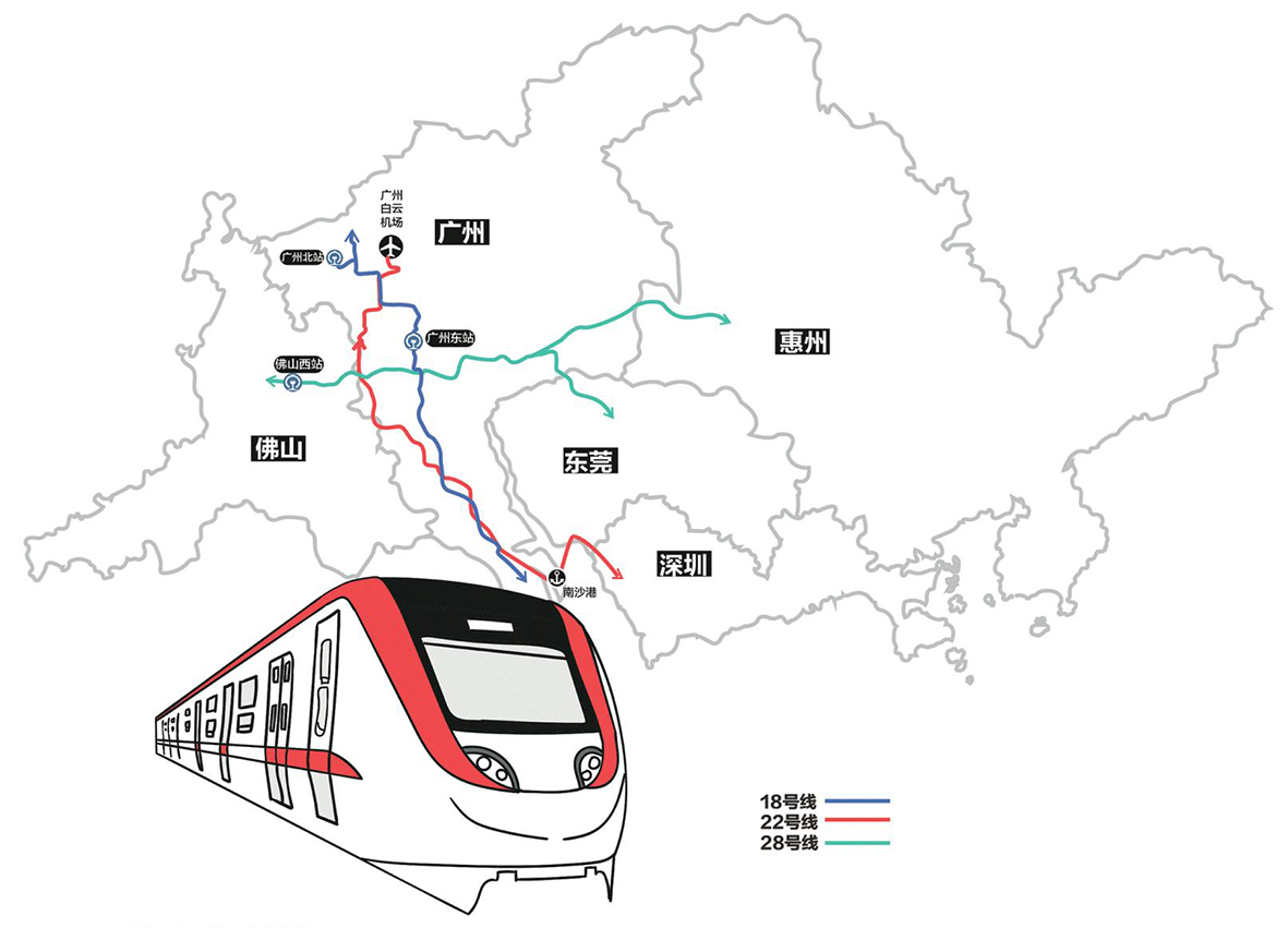 "轨道上的广州都市圈"呼之欲出